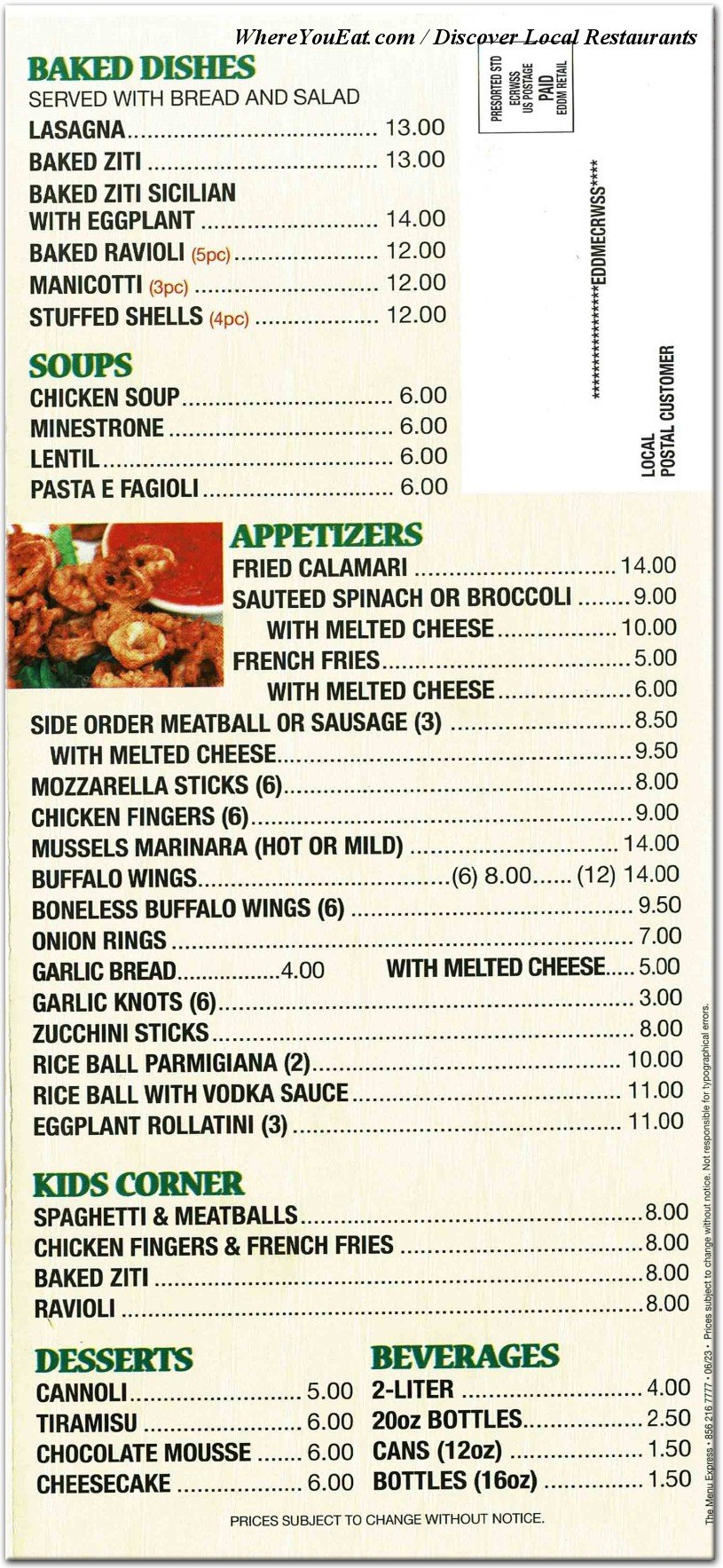 menu 5